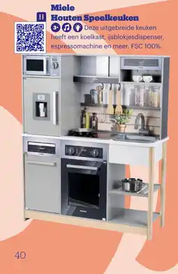 Bol.com Miele Houten Speelkeuken aanbieding
