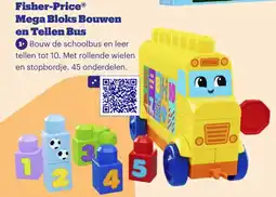 Bol.com Fisher-Price Mega Bloks Bouwen en Tellen Bus aanbieding