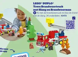 Bol.com LEGO Duplo Town Brandweertruck met Slang en Brandweerman aanbieding