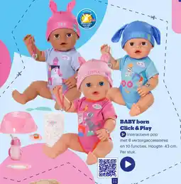 Bol.com Baby born Click & Play aanbieding