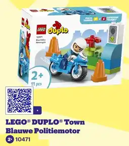 Bol.com LEGO DUPLO Town Blauwe Politiemotor aanbieding