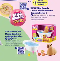 Bol.com ZURU Pets Alive Mama Capibara en Baby Surprise aanbieding