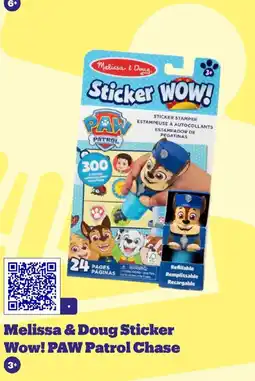 Bol.com Melissa & Doug Sticker Wow! Paw Patrol Chase aanbieding