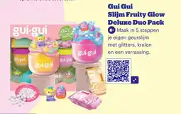 Bol.com gui-gui Slijm Fruity Glow Deluxe Duo Pack aanbieding