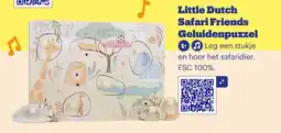 Bol.com Little Dutch Safari Friends Geluidenpuzzel aanbieding
