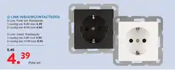 Kluswijs Q-LINK INBOUWCONTACTDOOS aanbieding