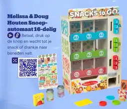 Bol.com Melissa & Doug Houten Snoep-automaat 16-delig aanbieding