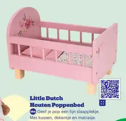 Bol.com Little Dutch Houten Poppenbed aanbieding