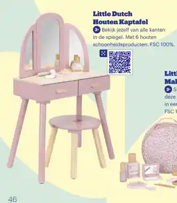 Bol.com Little Dutch Houten Kaptafel aanbieding