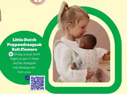 Bol.com Little Dutch Poppendraagzak Soft Flowers aanbieding