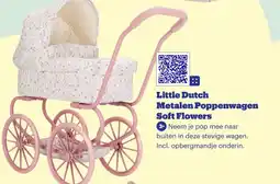 Bol.com Little Dutch Metalen Poppenwagen Soft Flowers aanbieding