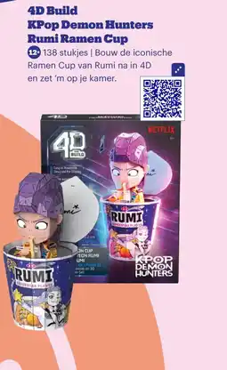 Bol.com 4d build kpop demon hunters rumi ramen cup aanbieding