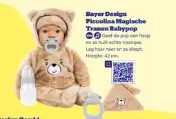 Bol.com Bayer Design Piccolina Magische Tranen Babypop aanbieding