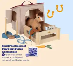 Bol.com Small Foot Speelset Paard met Stal en Accessoires aanbieding