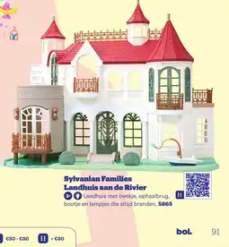 Bol.com Sylvanian Families Landhuis aan de Rivier aanbieding