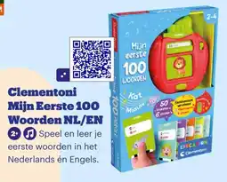 Bol.com Clementoni Mijn Eerste 100 Woorden NL/EN aanbieding