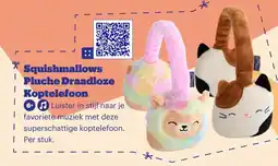 Bol.com Squishmallows Pluche Draadloze Koptelefoon aanbieding