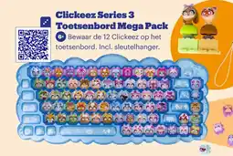 Bol.com Clickeez Series 3 Toetsenbord Mega Pack aanbieding