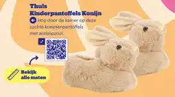 Bol.com Thu's kinderpantoffels konijn aanbieding