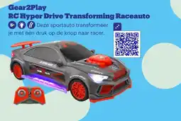 Bol.com Gear2Play RC Hyper Drive Transforming Raceauto aanbieding