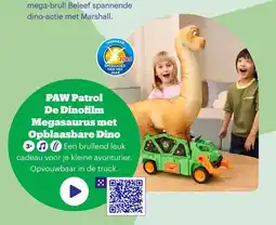 Bol.com PAW Patrol De Dinofilm Megasaurus met Opblaasbare Dino aanbieding
