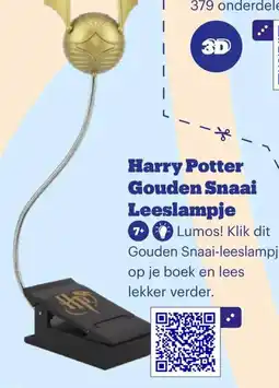Bol.com Harry Potter Gouden Snaai Leeslampje aanbieding
