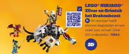 Bol.com LEGO NINJAGO Zilvar en Grimtak het Drakenbeest aanbieding