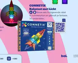 Bol.com Connetix Raketset met Licht aanbieding