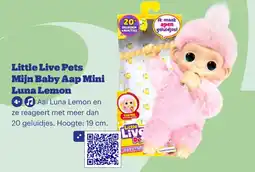 Bol.com Little Live Pets Mijn Baby Aap Mini Luna Lemon aanbieding