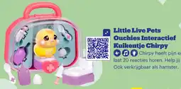 Bol.com Little Live Pets Ouchies Interactief Kuikentje Chirpy aanbieding