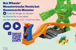 Bol.com Hot Wheels Monstertrucks Versla het Gemuteerde Monster aanbieding