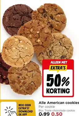 Jumbo Alle American cookies aanbieding