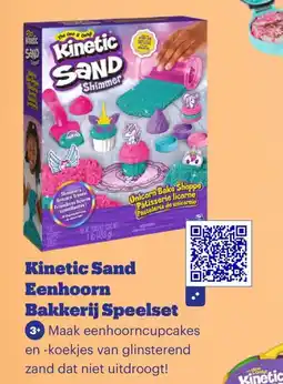 Bol.com Kinetic Sand Eenhoorn Bakkerij Speelset aanbieding