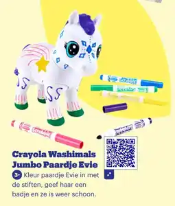 Bol.com Crayola Washimals Jumbo Paardje Evie aanbieding