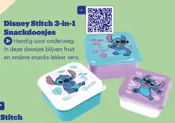 Bol.com Disney Stitch 3-in-1 Snackdoosjes aanbieding