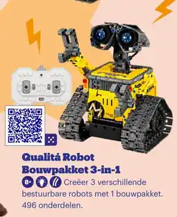Bol.com Qualitá Robot Bouwpakket 3-in-1 aanbieding