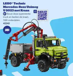 Bol.com LEGO Technic Mercedes-Benz Unimog U 5023 met Kraan aanbieding