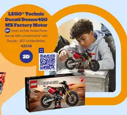 Bol.com LEGO Technic Ducati Desmo450 MX Factory Motor aanbieding