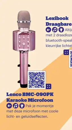 Bol.com Lenco BMC-090PK Karaoke Microfoon aanbieding