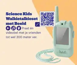 Bol.com Science Kids Walkietalkieset met Beeld aanbieding