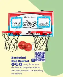 Bol.com E-jet Games Basketbal Duo Deurset aanbieding