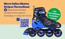Bol.com Move Inline Skates Stripes Verstelbaar aanbieding