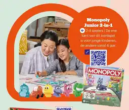 Bol.com Monopoly Junior 2-in-1 aanbieding
