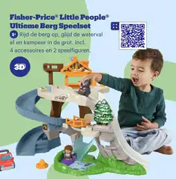 Bol.com Fisher-Price Little People Ultieme Berg Speelset aanbieding