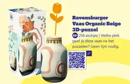 Bol.com Ravensburger Vaas Organic Beige 3D-puzzel aanbieding
