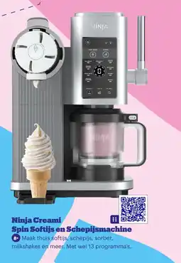 Bol.com Ninja Creami Spin Softijs en Schepijsmachine aanbieding