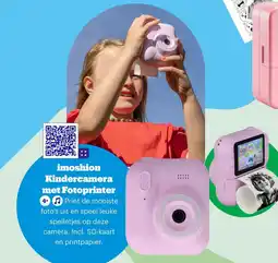 Bol.com imoshion kindercamera met fotoprinter aanbieding