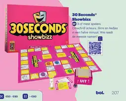 Bol.com 30seconds showbizz aanbieding