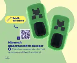 Bol.com Minecraft kinderpantoffels creeper aanbieding