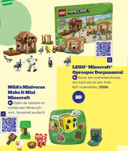 Bol.com lego minecraft oproeper dorpsaanval aanbieding